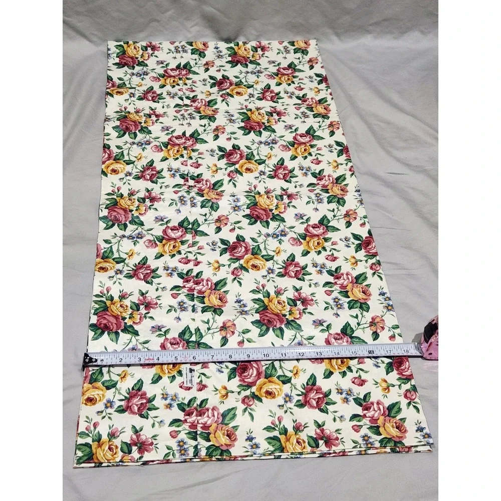 Longaberger Garden Splendor Floral Valances Cottagecore 74